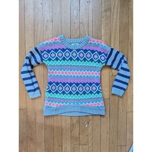 Old Navy 2014 Fair Isle Sweater Size 6-7 Girls